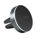 【2 stuks】 Aukey HD C32 - Auto Telefoonhouders U2X Aukey HD C32 - Universele Magnetische Auto Telefoonhouder - Geschikt voor iPhone, Samsung, LG, Nexus, HTC, Motorola, Sony en Smartphones - Zwart - Ventilatierooster Mount
