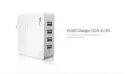 Aukey AMZ DCA-4U-6A, 4 Port USB Wall Charger, USB Charging Station Compatible with Samsung Galaxy, iPhone, iPad Pro / Air, LG, Nexus, Android Smartphone and more