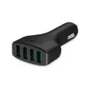 [2 pack] Aukey Car Charger CC-01 - 4 USB Ports 9.6A - AiPower Technology - Black
