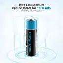 POWERADD LR06 - 44 Pieces - Alkaline AA Batteries - 1.5V - Long-Lasting