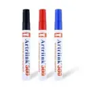 Artriink Whiteboard Markers – (Black, Red, Blue) – Water-Based Erasable Markers – For School & Office