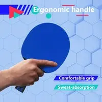 Table Tennis Set - Racket Set - Table Tennis Paddle - Includes 2 Table Tennis Rackets, 3 Balls, and Bag - BLUE