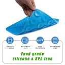 2-Pack Pet Feeding Set - Silicone Lick Mat & Slow Feeder Dog Bowl - Anti-Gulping Food Dish for Pets