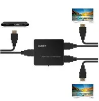 [Aukey HA-H01] 【2 pieces】 Aukey HA-H01 1x2-Port HDMI 1.3b Mini Splitter, Black