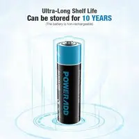 [Poweradd 44 x AA] POWERADD LR06 - 44 Pieces - Alkaline AA Batteries - 1.5V - Long-Lasting
